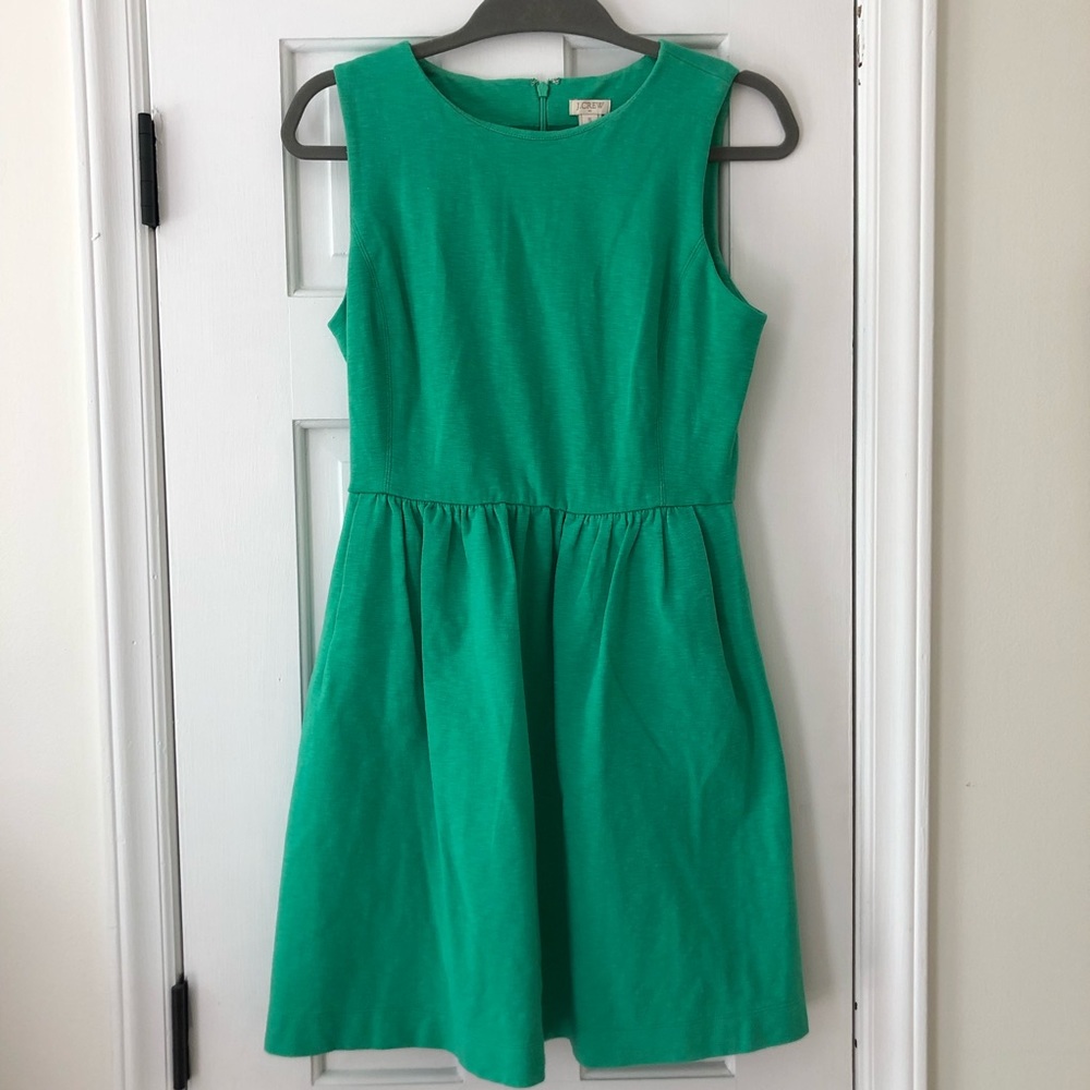 Jcrew Sleeveless Cotton Dress